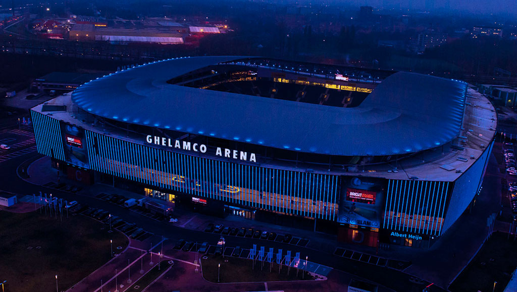 Стадіон "Геламко Арена" (Ghelamco Аrena), Гент